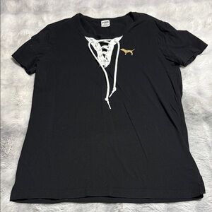 PINK Victoria's Secret Black Tee